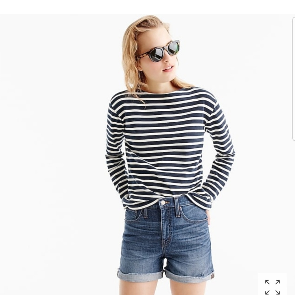 JCrew High Rise Denim Short Brixton Wash